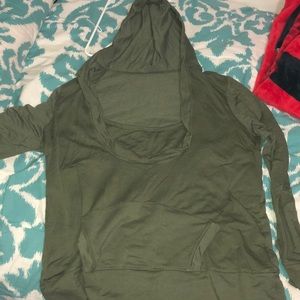 Green sweatshirt w/ tank top attached